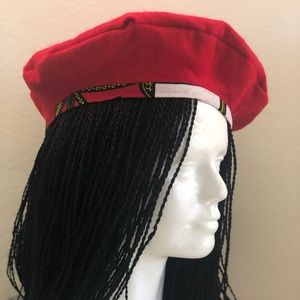 Women french beret with Ankara design
